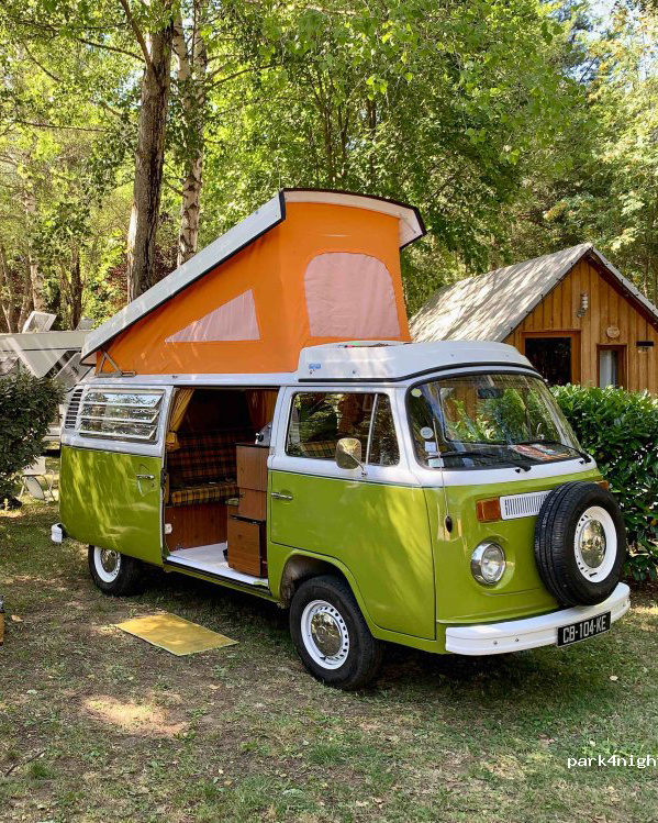 emplacement camping lac belcaire van volkswagen premium