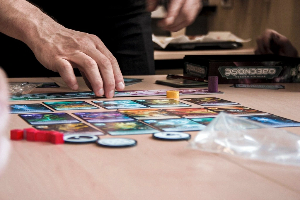 Jeux de société du bar à jeux des nobis anjou