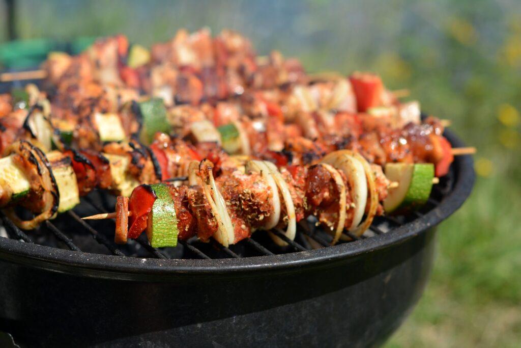 grillades au barbecue du chef