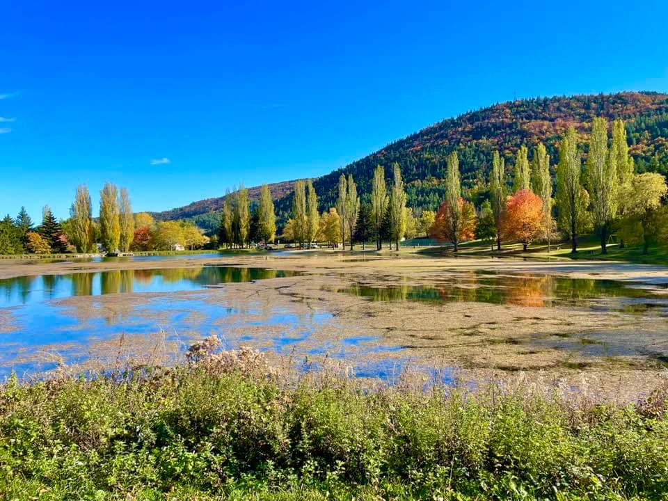 lac de belcaire automne
