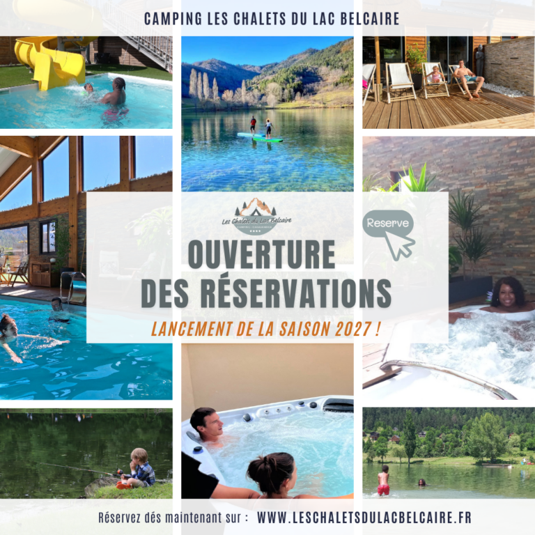 Ouverture des réservations Camping Vacances d'été 2027